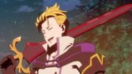 Theron Leila as seen in the New Saga anime (Image via Sotsu, Studio Clutch)